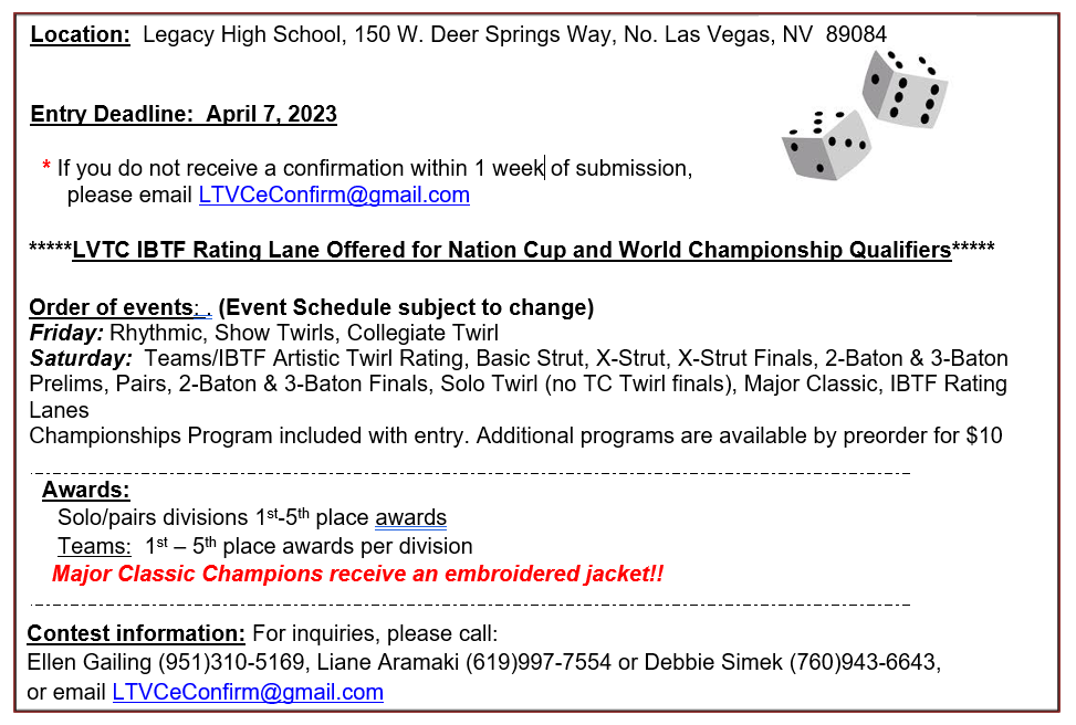Twirling Classic Info